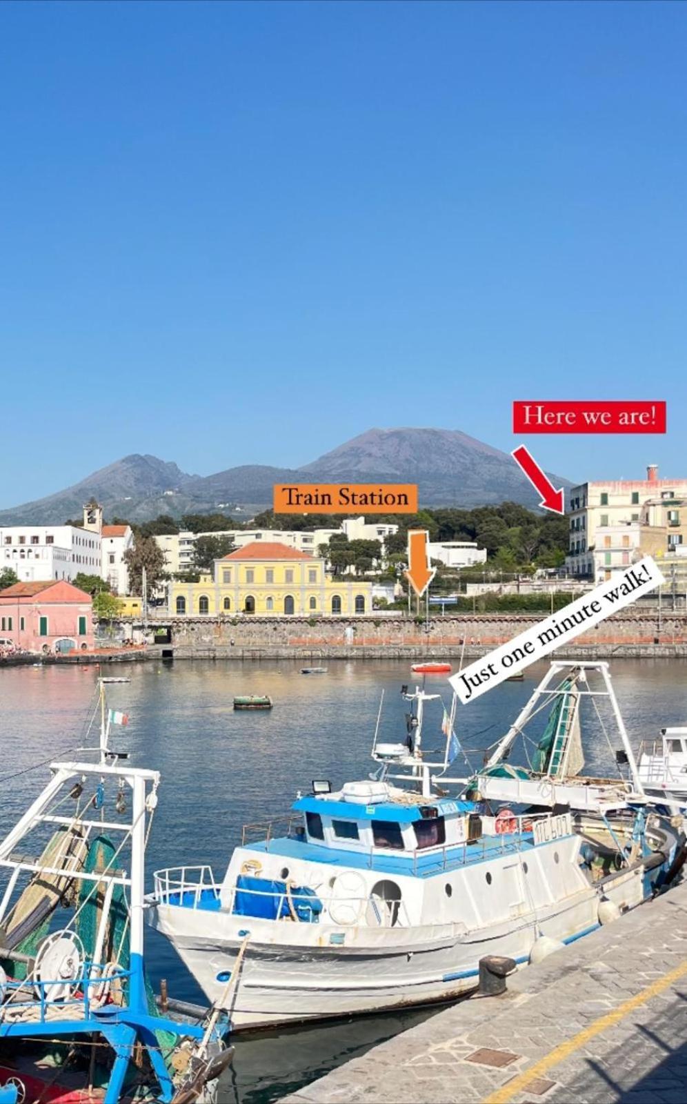 Casa Moka Seaview Apartman Portici Kültér fotó
